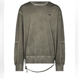 HELMUT LANG
washed military crewneck sweatshirt